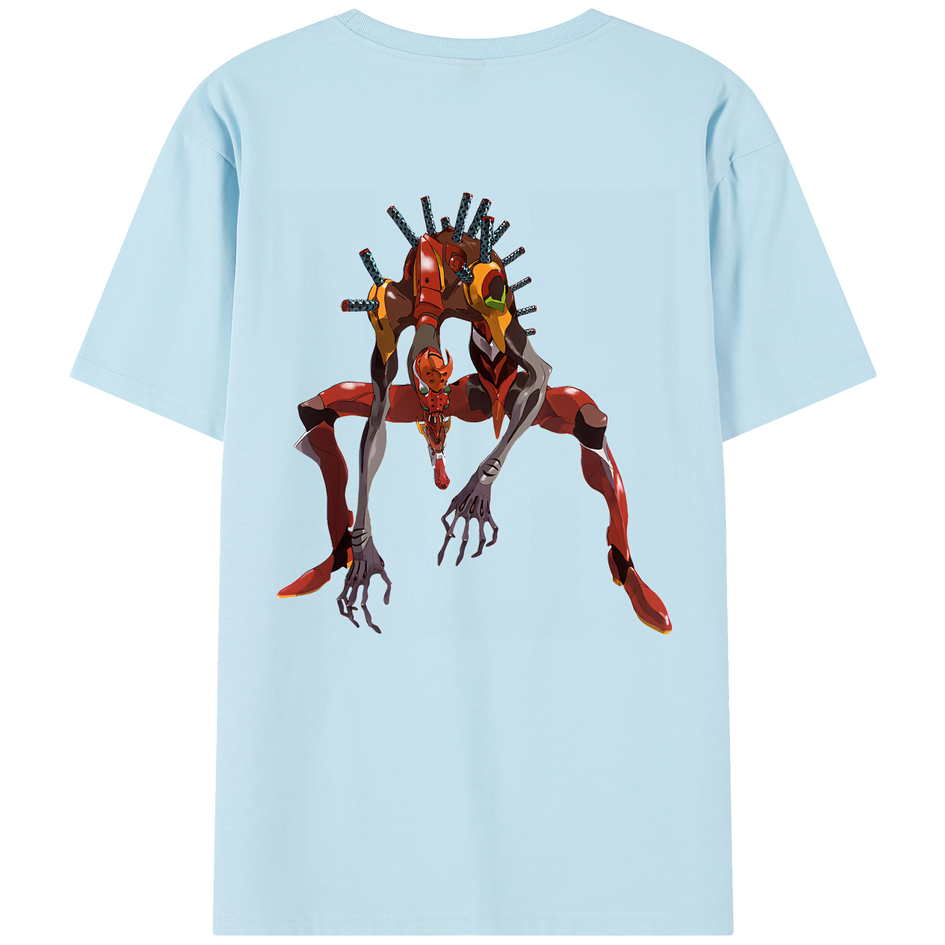 （画像用） EVA 新世紀エヴァンゲリオン 綿100％半袖Tシャツ（背面プリント）